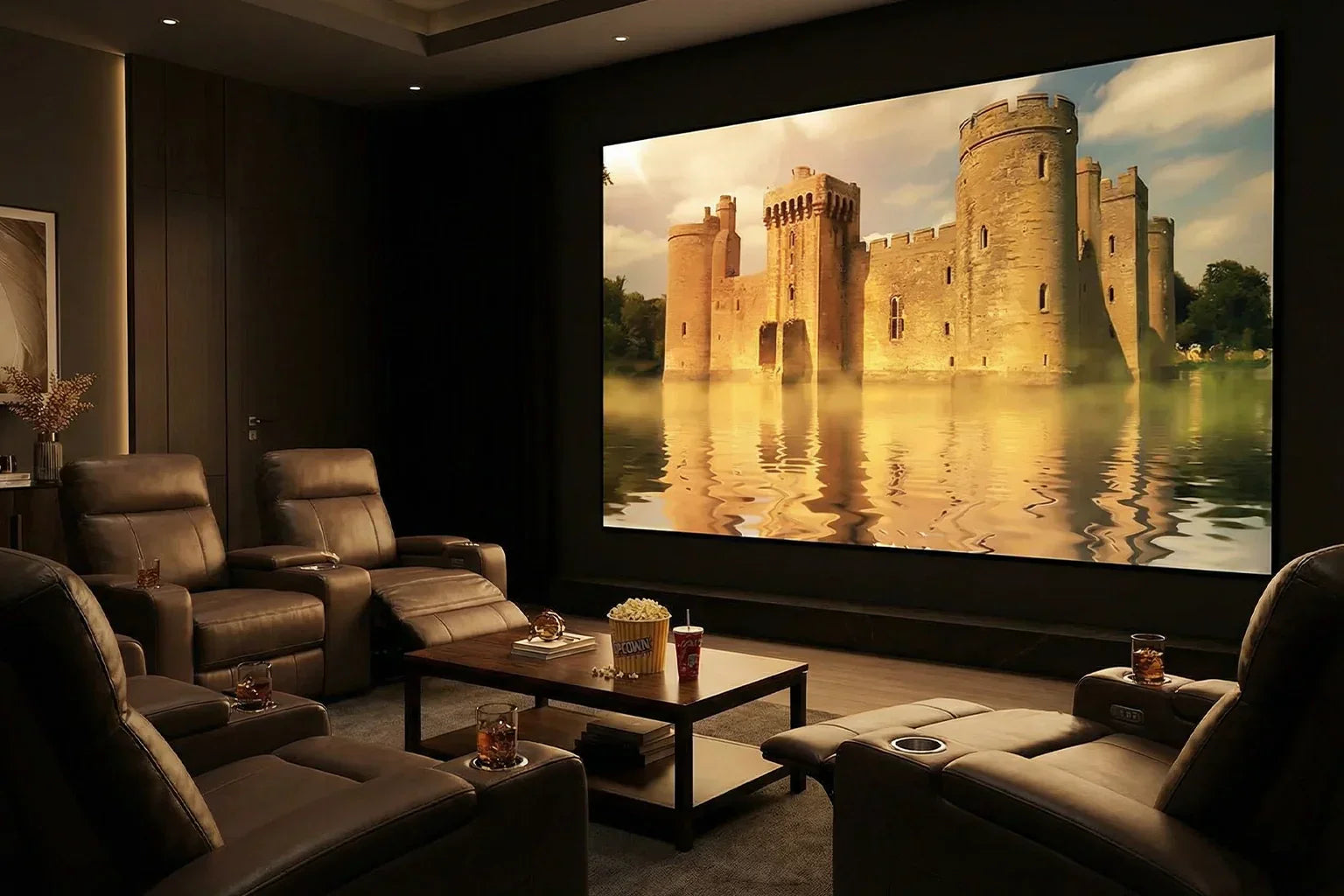 Best projector screen for home theater? Enjoy clear, high-definition ...
