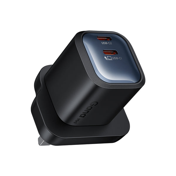 مكدودو شاحن جداري GaN بقدرة 45 واط بمنفذين USB-C سريع ومناسب للسفر