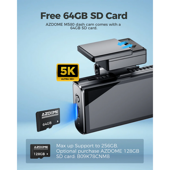 أزدوم داش كام 5K M580 - أحدث إصدار Newtech Store