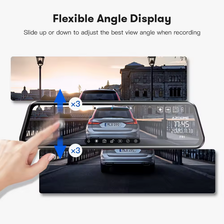Azdome 4K+2.5K DashCam Mirror PG17MAX - بي جي 17 ماكس منظرة الداش كام Newtech Store