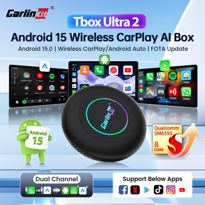 Carlinkit AI Box Ultra2 Android 15 – Transform CarPlay into a full