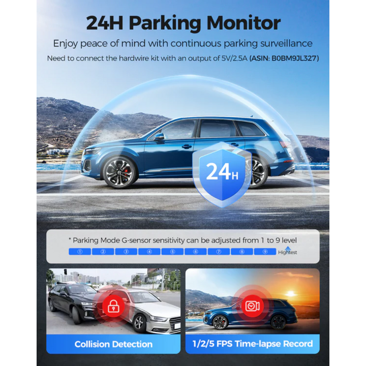 Azdome 4K+2.5K DashCam Mirror PG17MAX - بي جي 17 ماكس منظرة الداش كام Newtech Store