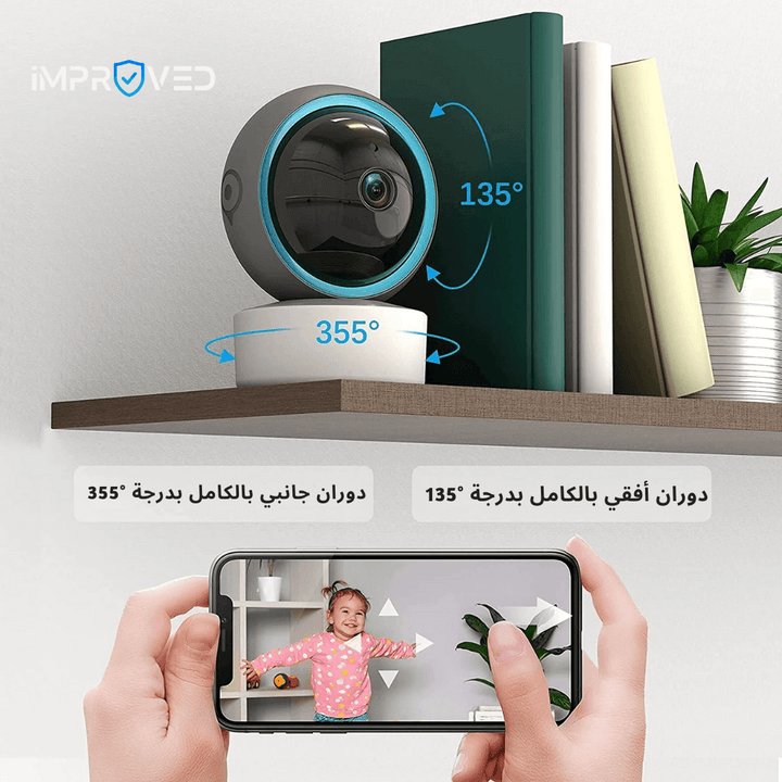 باقة كاميرتين 3 ميجا بكسل + 2 ميموري 32جيجا + شامل التركيب والكيبلات - Newtech Store