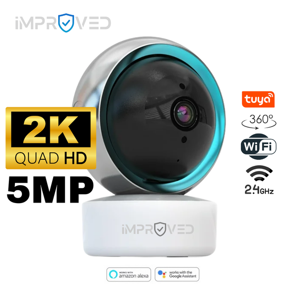 أمبروفد كاميرا داخلية واي فاي 5 ميجا بيكسل 2K - Improved Z5