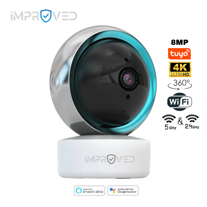 أمبروفد كاميرا داخلية واي فاي 8 ميجا بيكسل 4K - Improved Z8 - Newtech Store