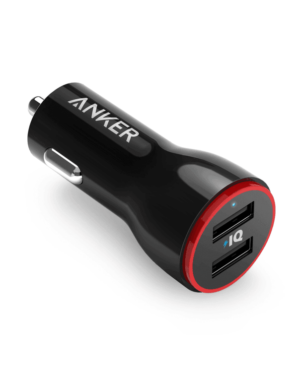 أنكر باور درايف 2 – شاحن سيارة مزدوج بمنفذي USB 2.0 - Newtech Store