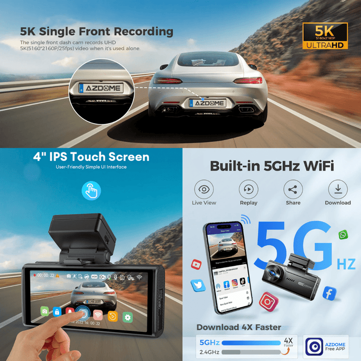 أزدوم داش كام 5K M580 - أحدث إصدار - Newtech Store