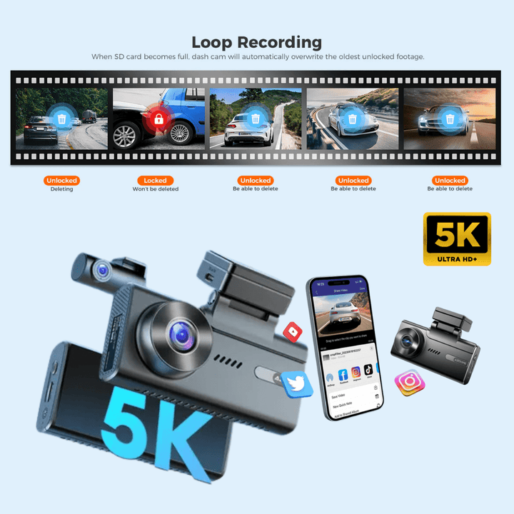 أزدوم داش كام 5K M580 - أحدث إصدار - Newtech Store