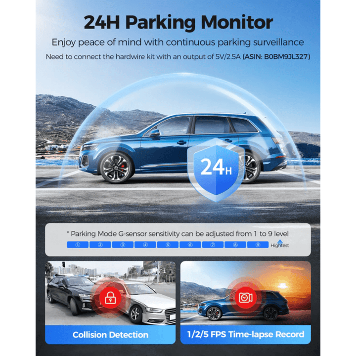 Azdome 4K+2.5K DashCam Mirror PG17MAX - بي جي 17 ماكس منظرة الداش كام - Newtech Store