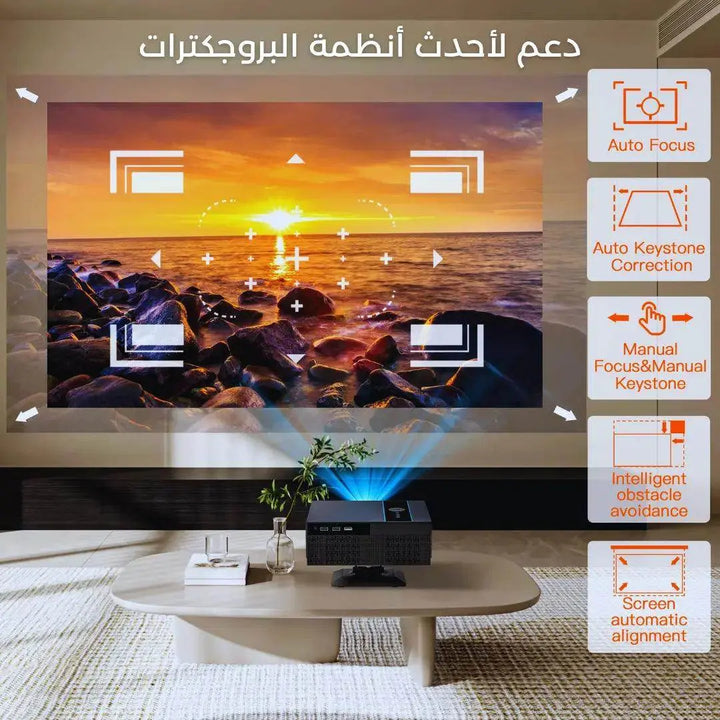 بروجكتر Xnano Ultra 360 مع نظام قوقل TV - Newtech Store