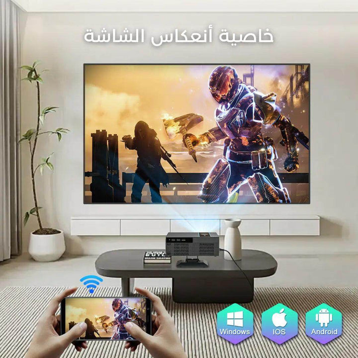 بروجكتر Xnano Ultra 360 مع نظام قوقل TV - Newtech Store
