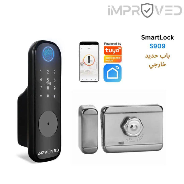 إمبروفيد قفل باب ذكي إصدار Smart Lock 909 - Newtech Store