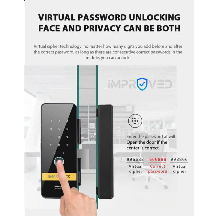 إمبروفيد قفل باب ذكي إصدار Smart Lock S255 - Newtech Store