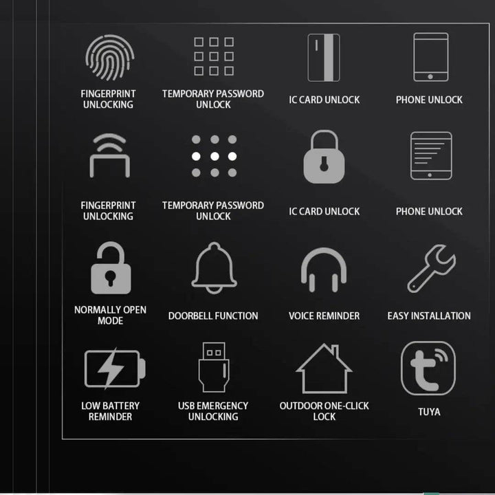 إمبروفيد قفل باب ذكي إصدار Smart Lock S255 - Newtech Store