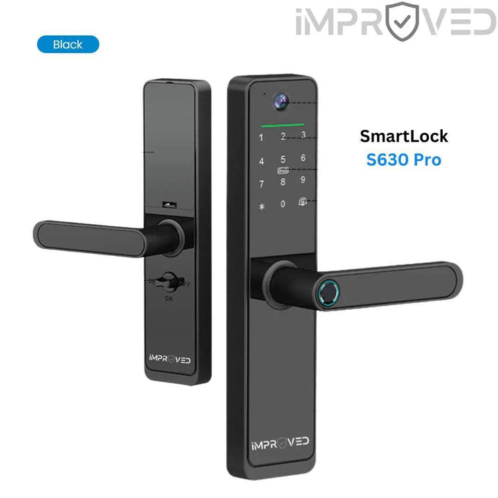 إمبروفيد قفل باب ذكي Smart Lock S630 Pro مع كاميرا - Newtech Store