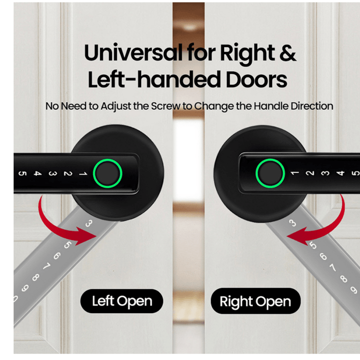 Improved W1 Smart Lock – قفل ذكي W1 إمبروفد "بدون تخريم" - Newtech Store