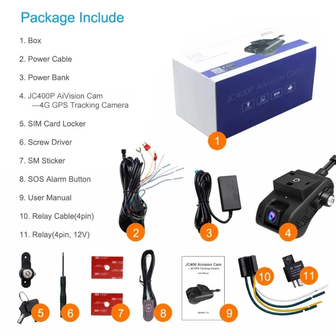 محتويات العلبة JC400P