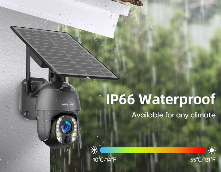 كاميرا إمبروفد مراقبة خارجية فور كي زوم x10 - Newtech Store
