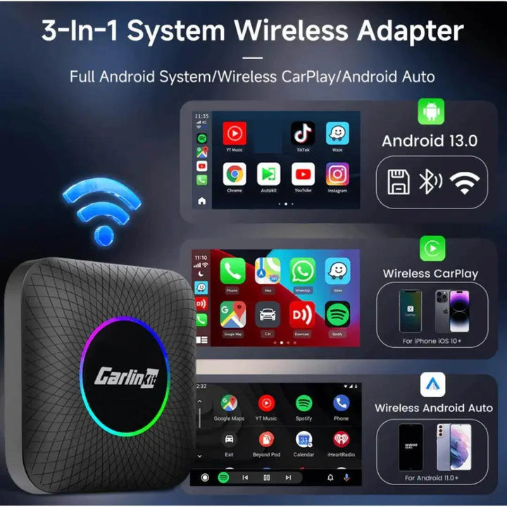 قطعة Ai Box كارلينكت ألترا SDM660 - أندرويد 13 - Newtech Store