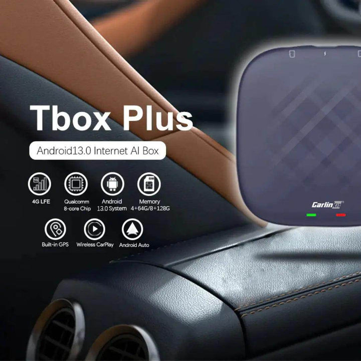 قطعة Ai Box كارلينكت بلس أندرويد 13 سيارتك تدعم نظام ابل كاربلاي عن طريق السلك - Newtech Store
