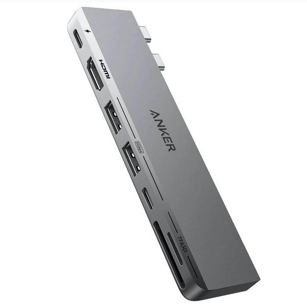 موزع أنكر 547 يو إس بي - سي – 7 في 1 لجهاز ماك بوك – فضي - Newtech Store
