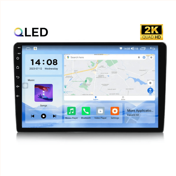 RIDELUX QLED 10 CAR SCREEN - شاشة السيارة كيوليد 10 رايدلوكس - Newtech Store