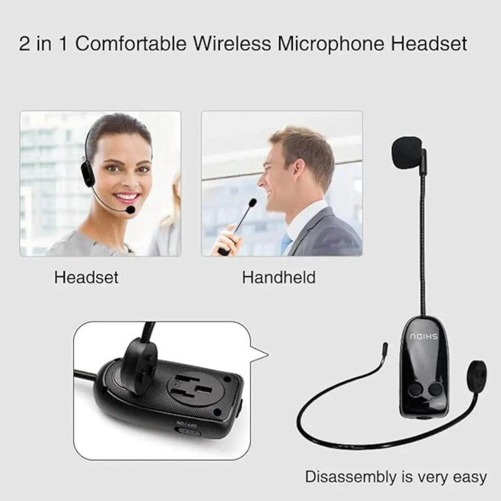 سبيكر مع مايك لاسلكي شيدو - Newtech Store
