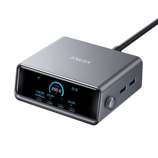 شاحن أنكر Prime – قدرة هائلة 250W مع 6 مخارج - Newtech Store