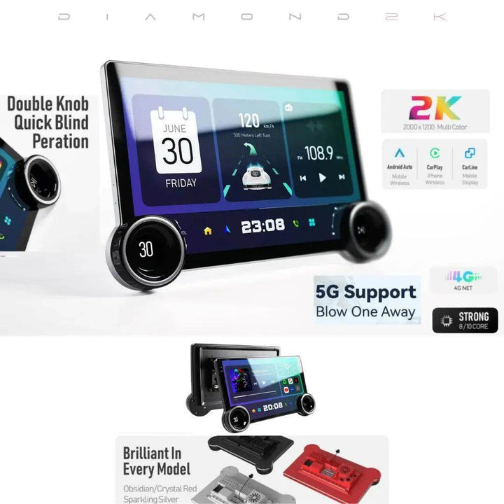 شاشة الأندرويد الدايموند 2K - تويوتا أف جي Toyota FJ - Newtech Store