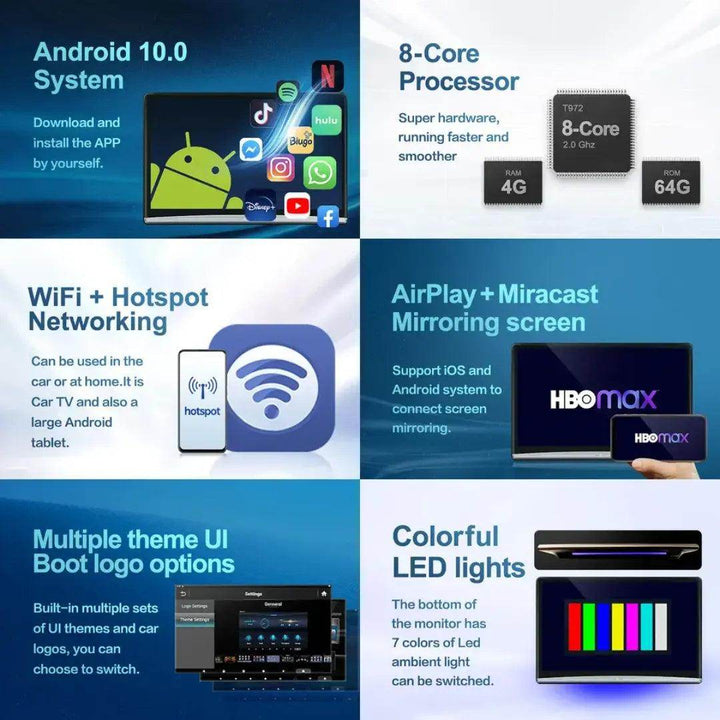 شاشتين سيارة للمقاعد الخلفية 11.6أنش - Newtech Store
