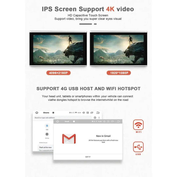شاشتين سيارة للمقاعد الخلفية 11.6أنش - Newtech Store