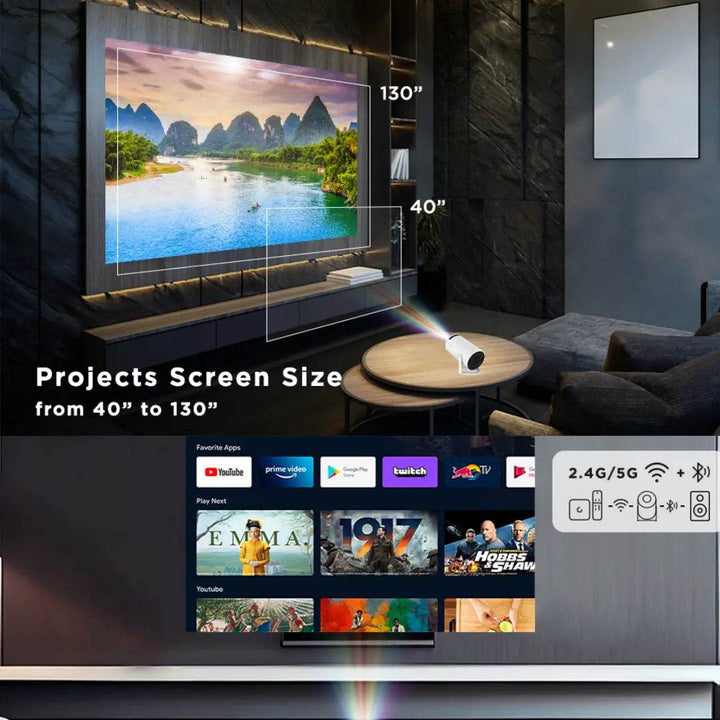 سمارت بروجكتر أكس فايف ميني - LCD X5 Mini - Newtech Store