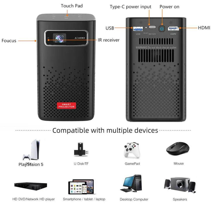 سمارت بروجكتر C900S - Newtech Store